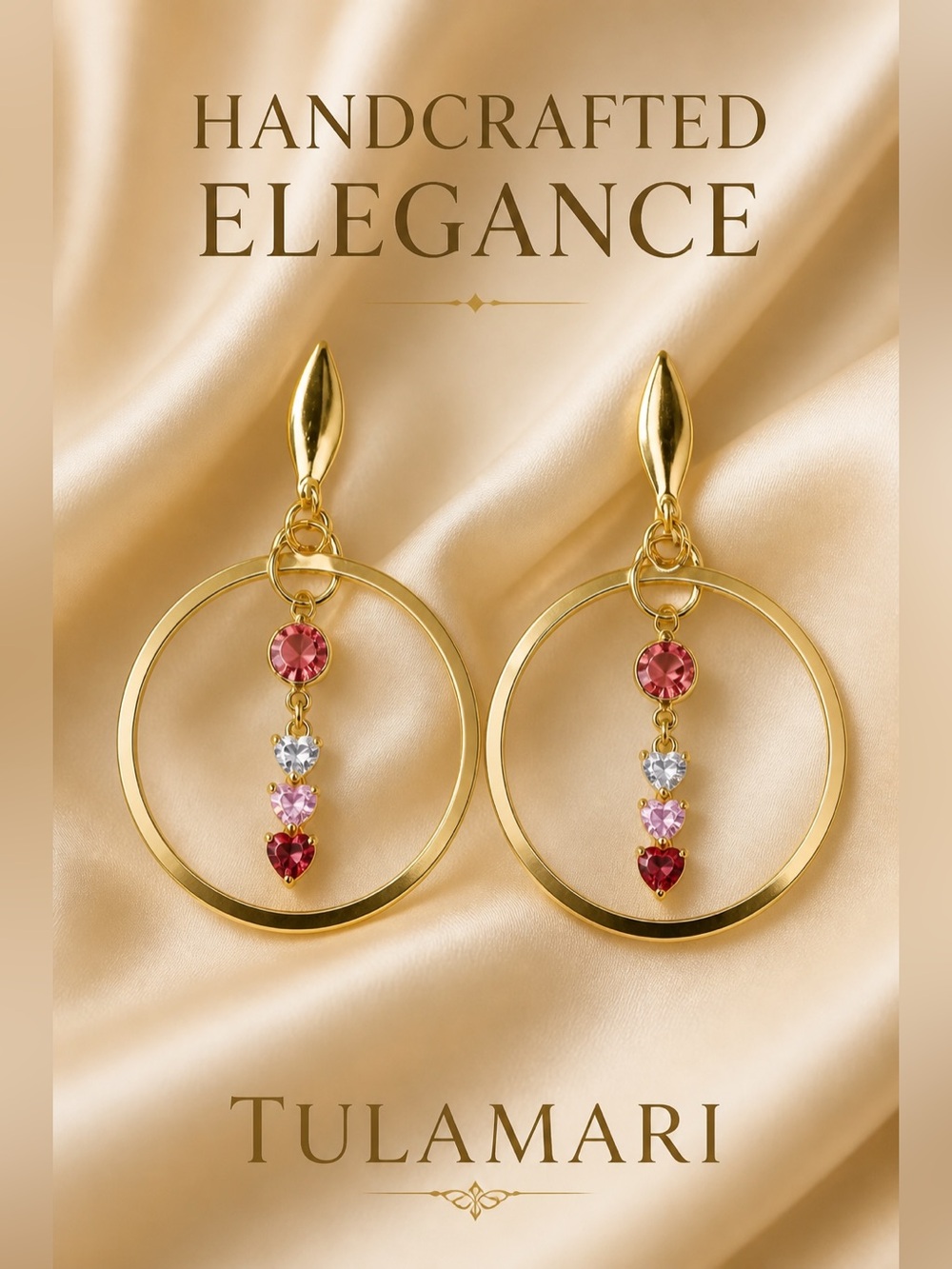 Valentina Ombre Hoop earrings